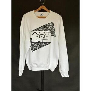 1980's Act‎ N Up Lee Heavyweight Vintage Sweatshirt XL White